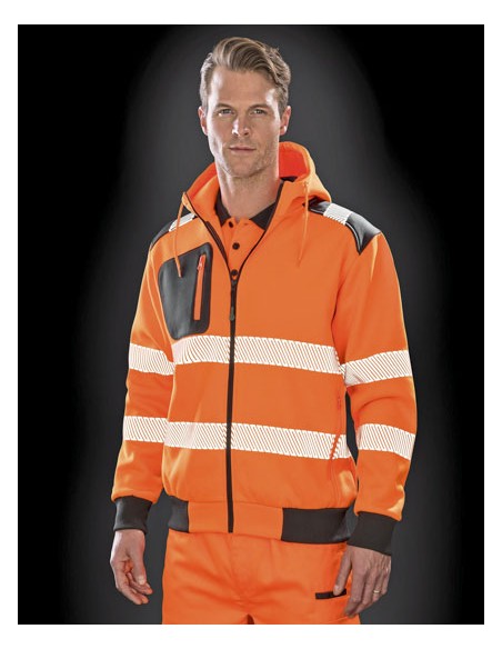 RES-R503X-Recycled Zipped Safety Hoody 2